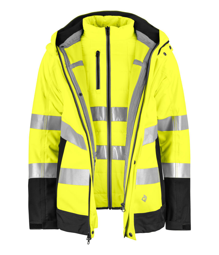 6445 PARKA 3 EN 1 - EN ISO 20471 CLASSE 3/2 - EN 343 3/2