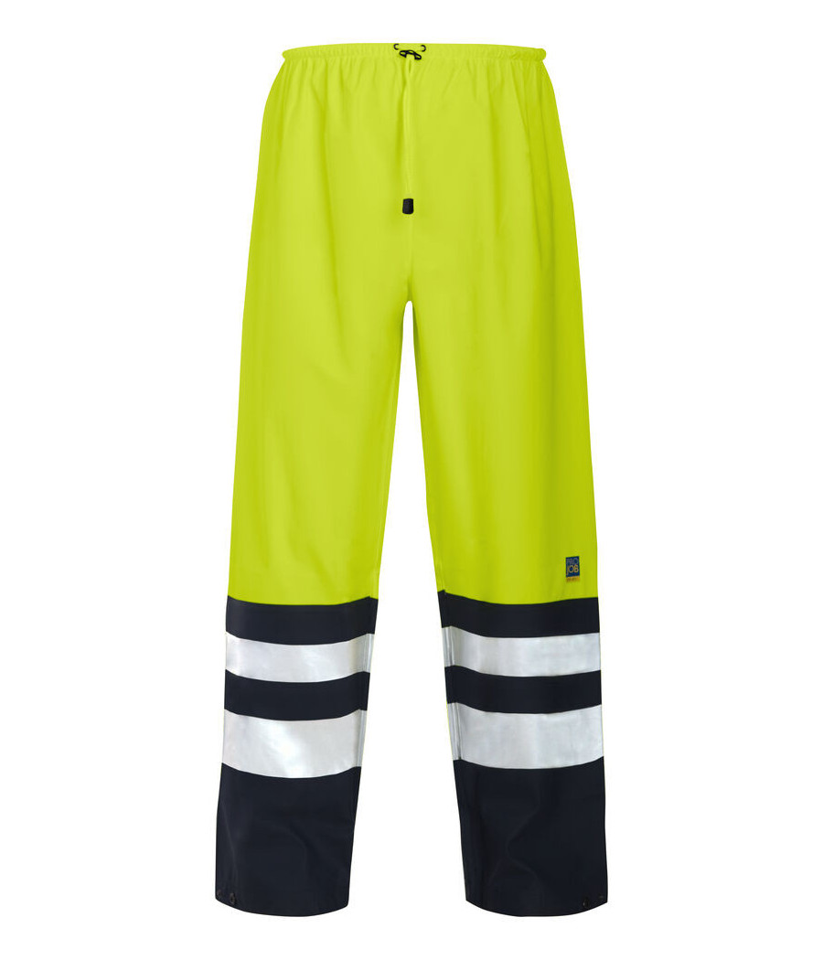 6504 PANTALON DE PLUIE - EN ISO 20471 CLASSE 2 EN 343 3/1