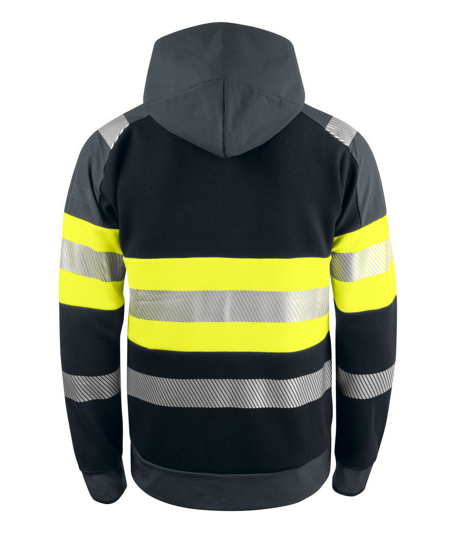 6122 SWEATSHIRT FULL ZIP CAPUCHE EN ISO 20471 CLASSE 1