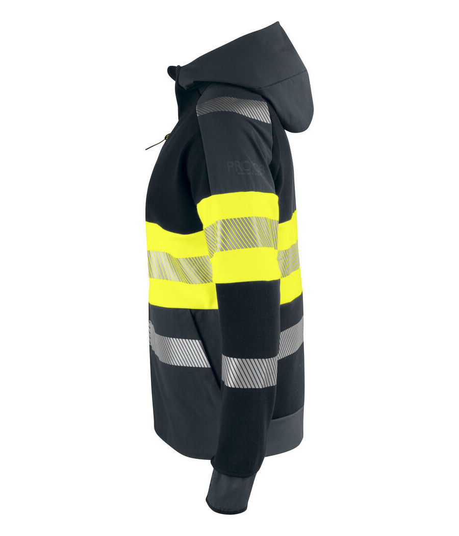 6122 SWEATSHIRT FULL ZIP CAPUCHE EN ISO 20471 CLASSE 1