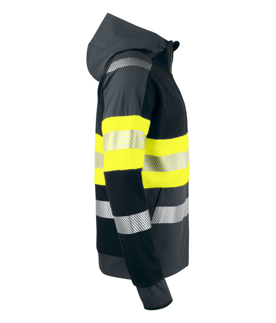 6122 SWEATSHIRT FULL ZIP CAPUCHE EN ISO 20471 CLASSE 1