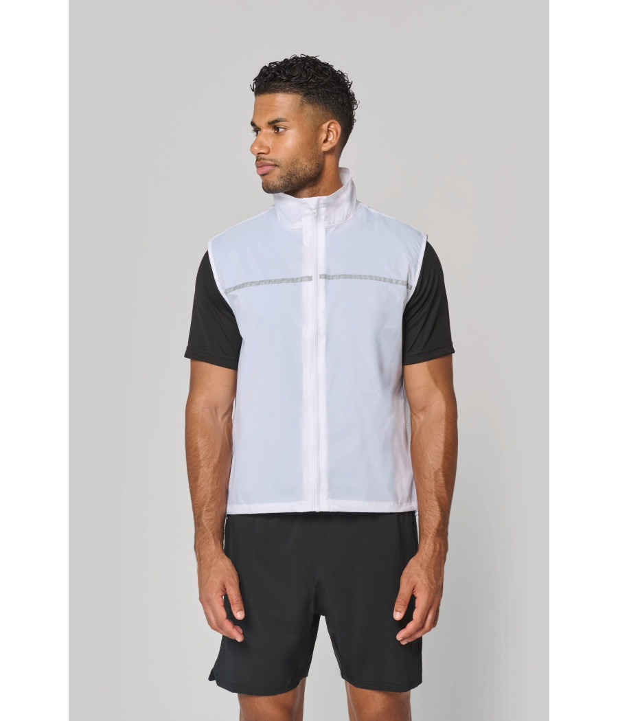 Runner - gilet d'entraînement dos filet unisexe