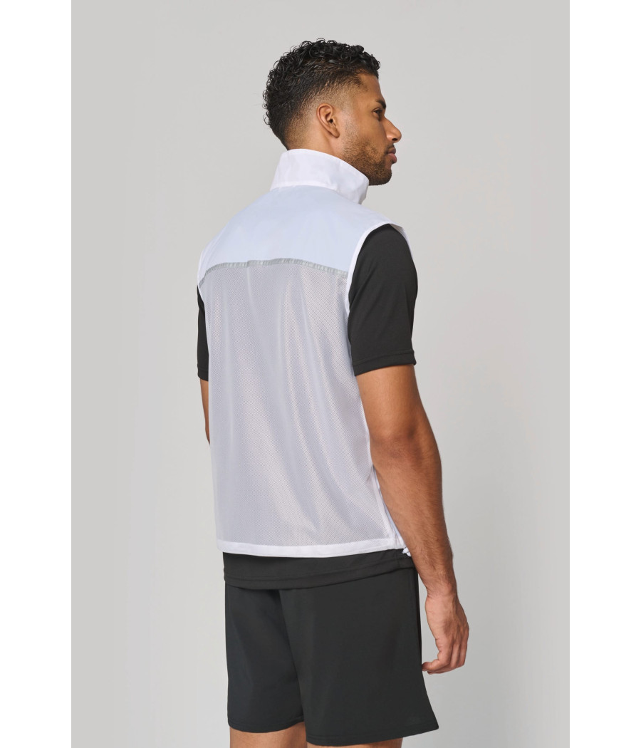 Runner - gilet d'entraînement dos filet unisexe