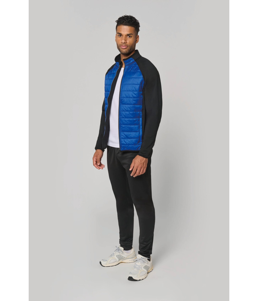 Veste sport bi-matière unisexe