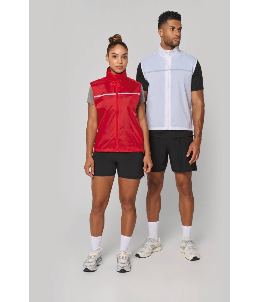 Runner - gilet d'entraînement dos filet unisexe