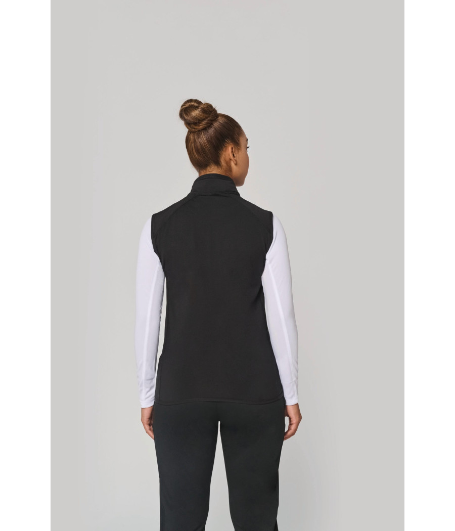 Veste sport bi-matière sans manches unisexe