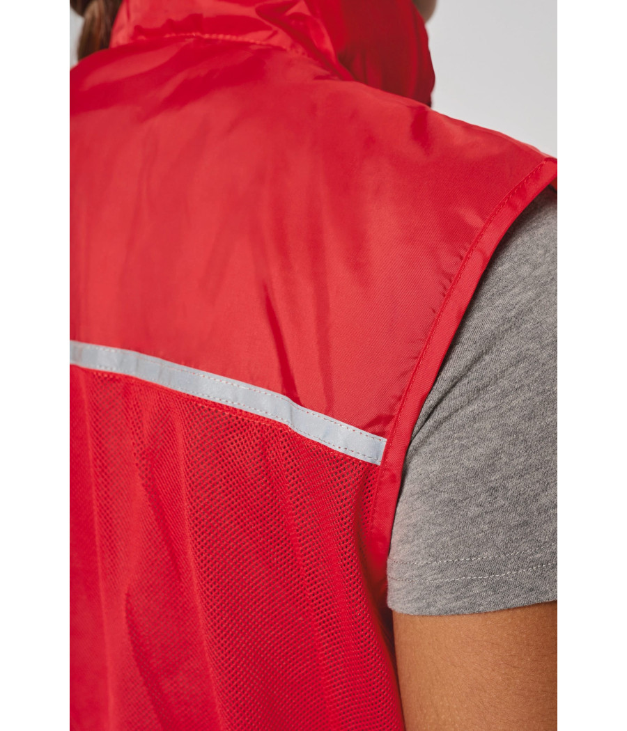Runner - gilet d'entraînement dos filet unisexe