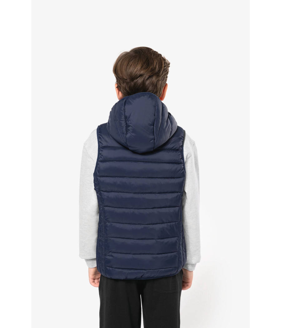 Bodywarmer à capuche enfant