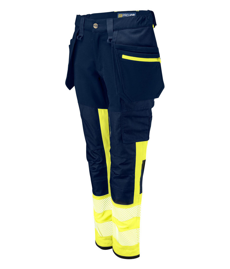 6543 PANTALON STRETCH FEMME EN ISO 20471 CLASSE 1