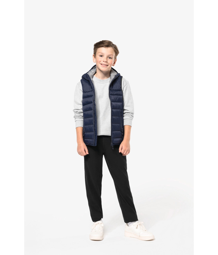 Bodywarmer à capuche enfant