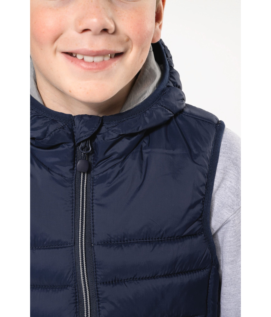 Bodywarmer à capuche enfant