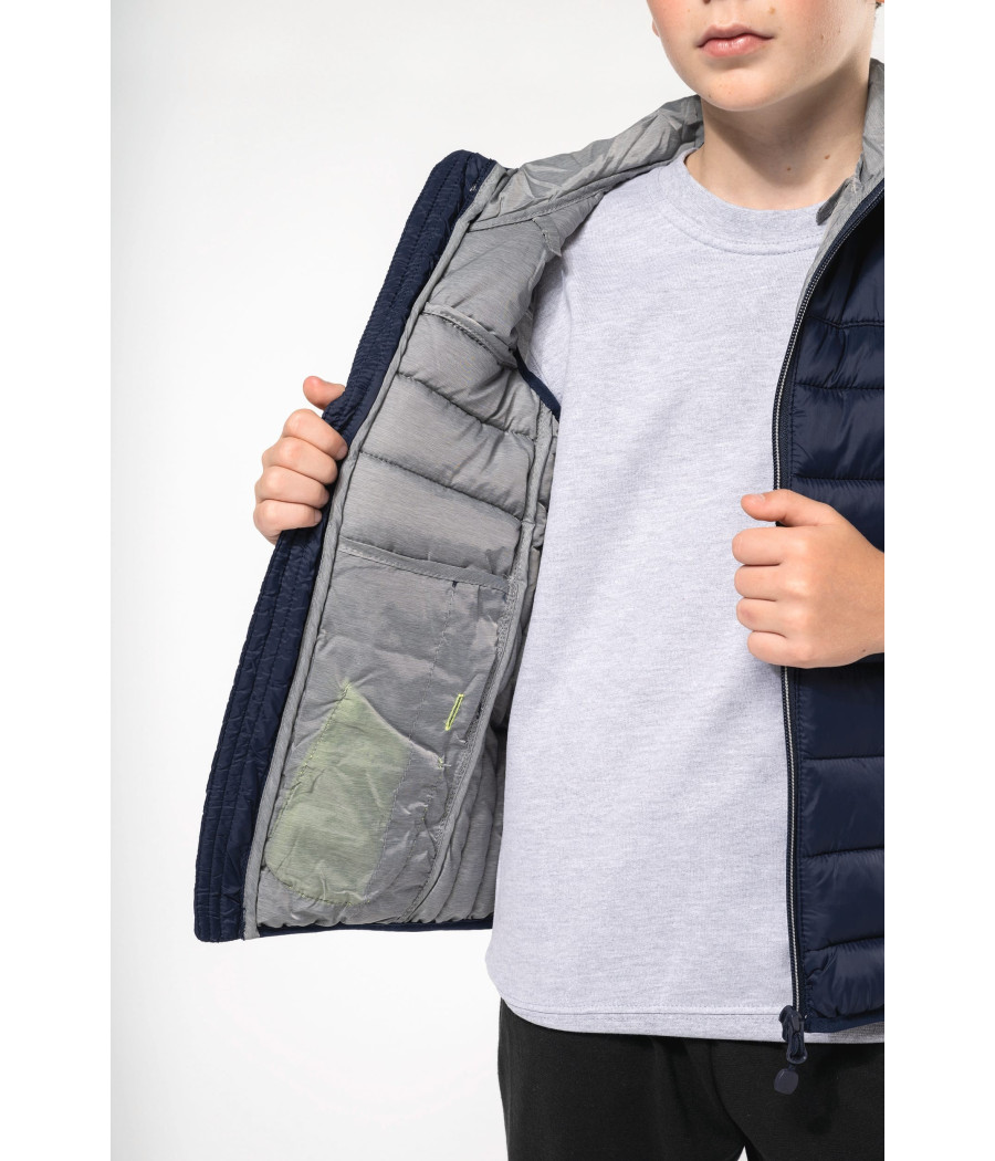 Bodywarmer à capuche enfant