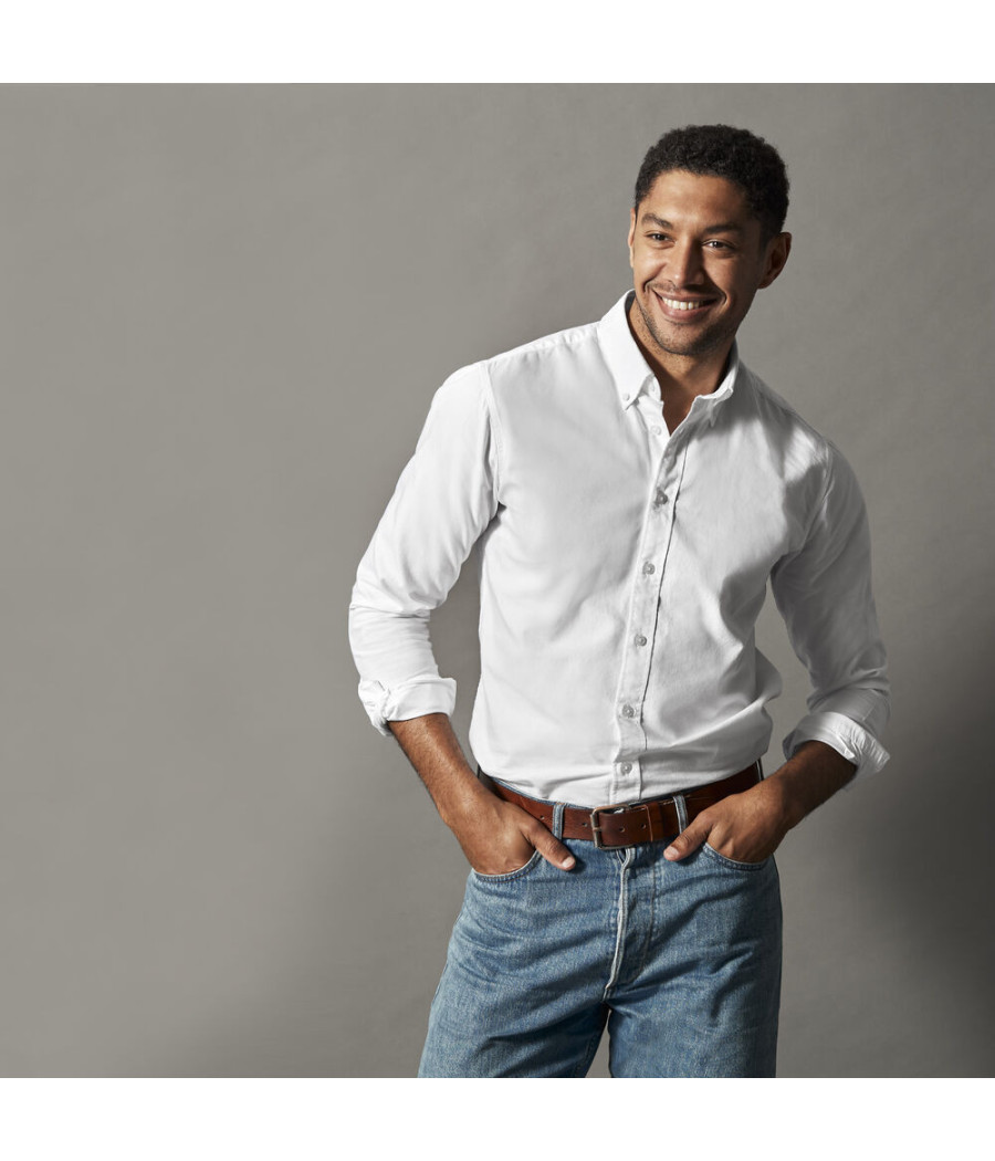 CHEMISE OXFORD SLIM FIT HOMME - CERTIFIÉ GOTS