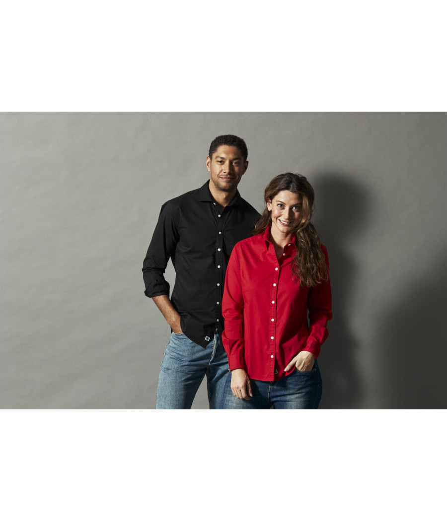 CHEMISE TWILL SLIM FIT HOMME - CERTIFIÉ GOTS