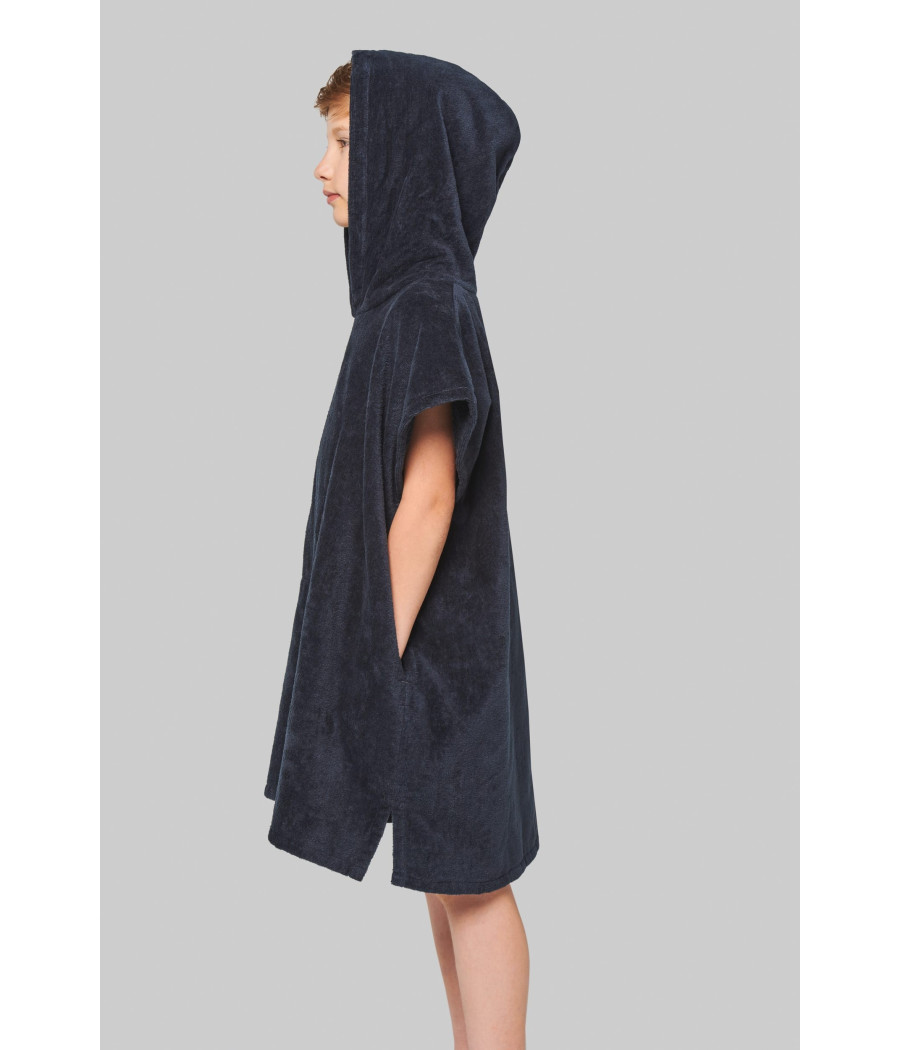 Poncho éponge à capuche enfant