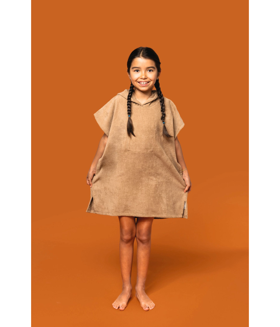 Poncho éponge à capuche enfant