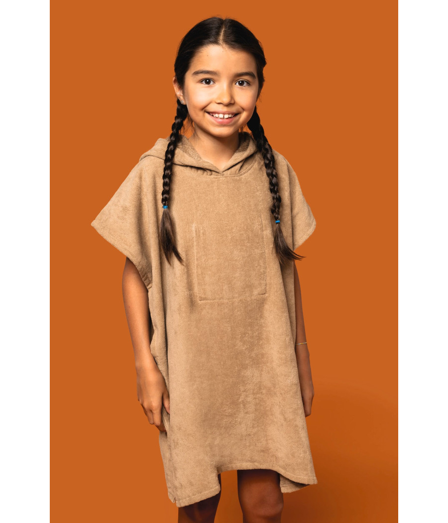 Poncho éponge à capuche enfant