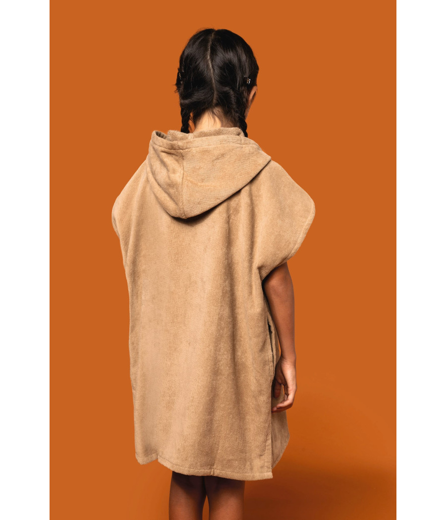 Poncho éponge à capuche enfant