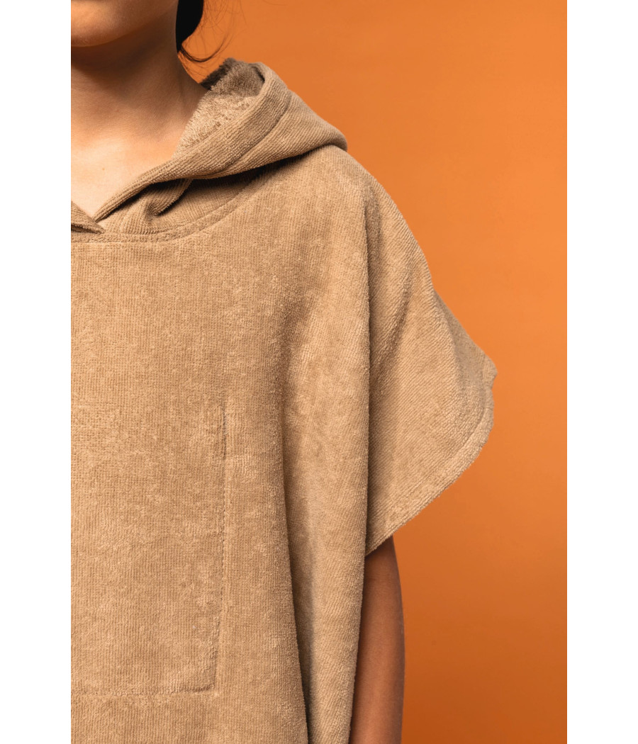 Poncho éponge à capuche enfant
