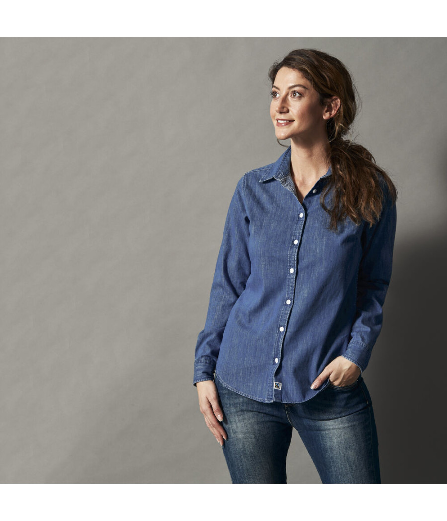 CHEMISE DENIM FEMME - CERTIFIÉ GOTS