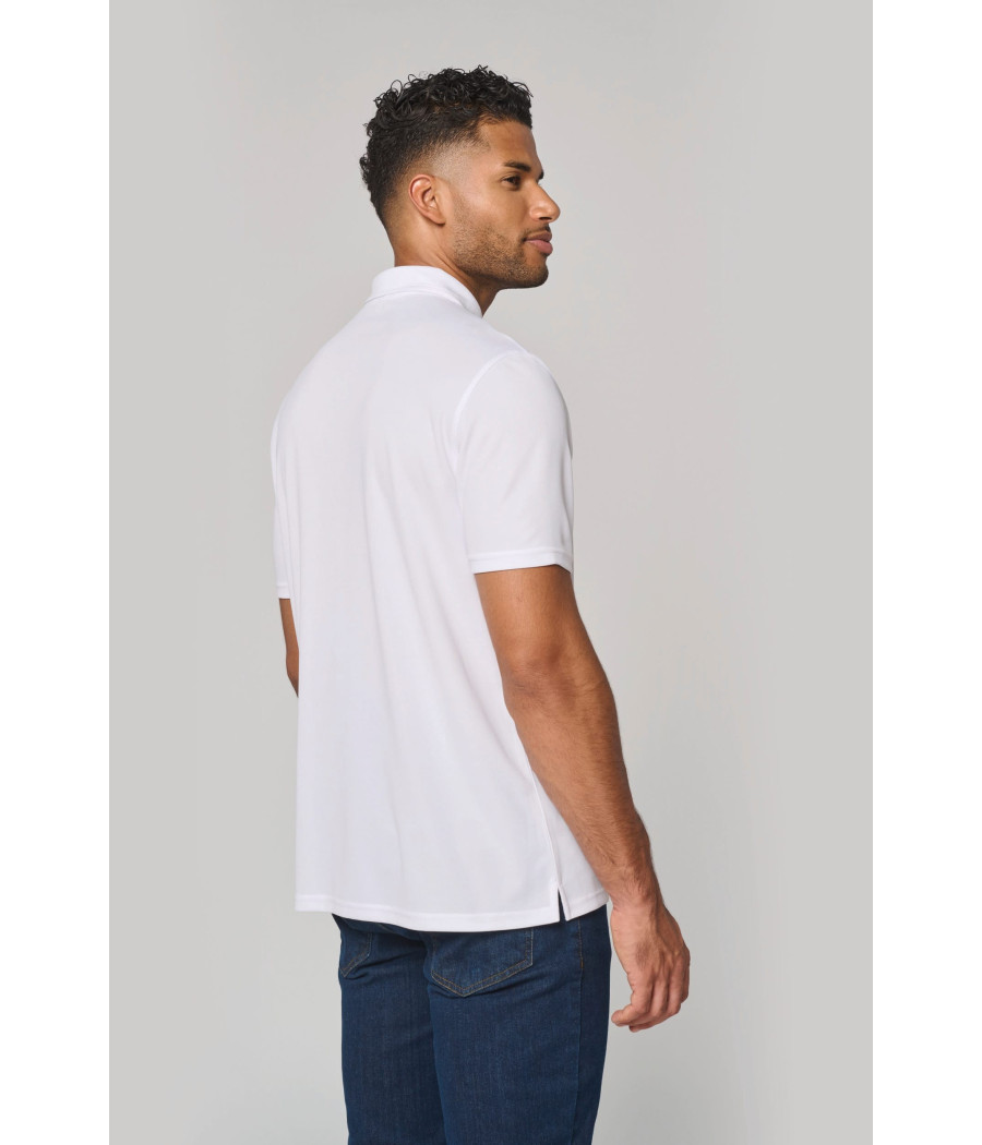 Polo de sport col 1/4 zip homme