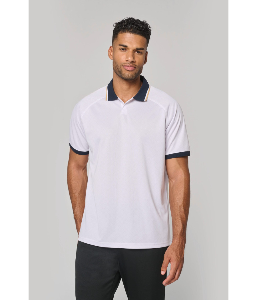 Maillot lifestyle à col polo unisexe