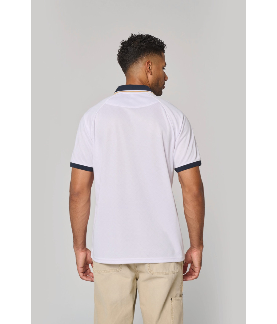 Maillot lifestyle à col polo unisexe