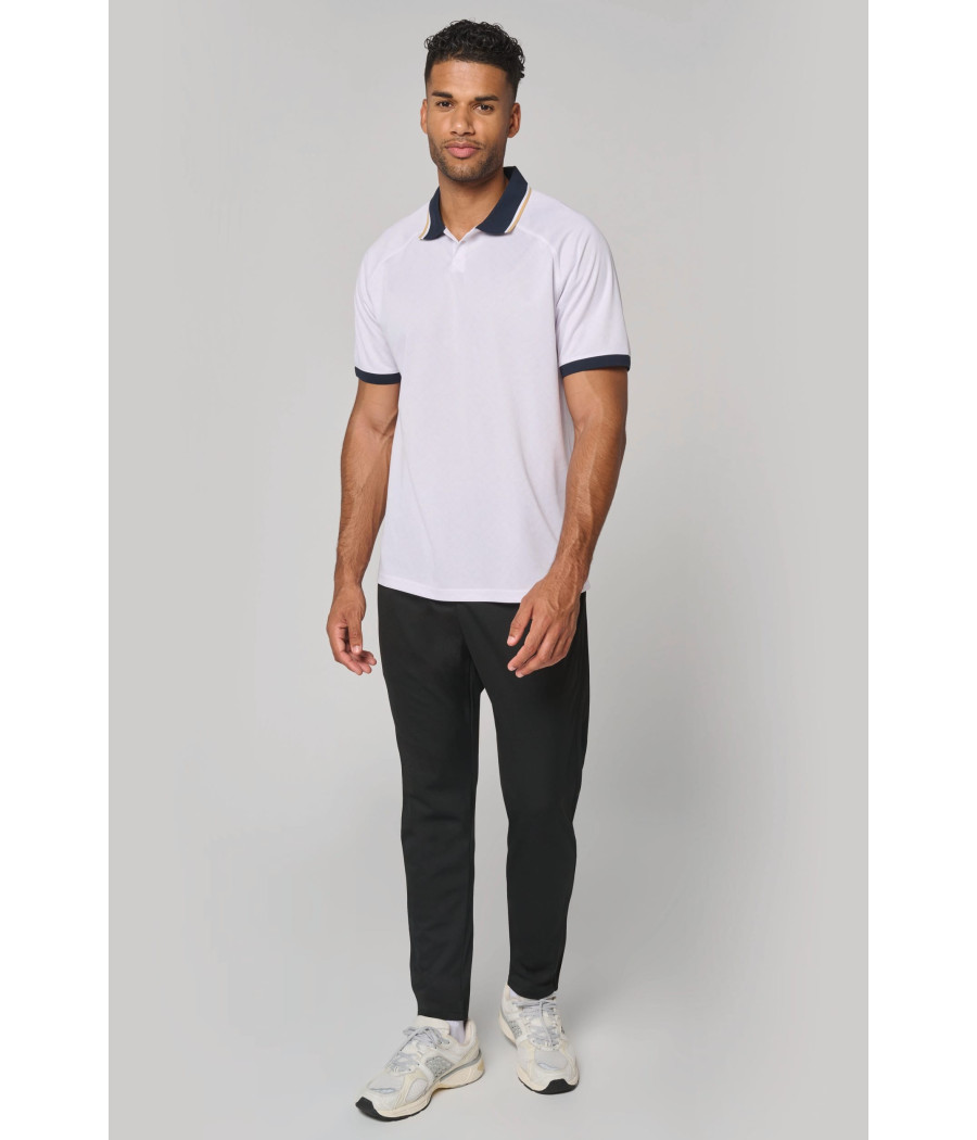 Maillot lifestyle à col polo unisexe