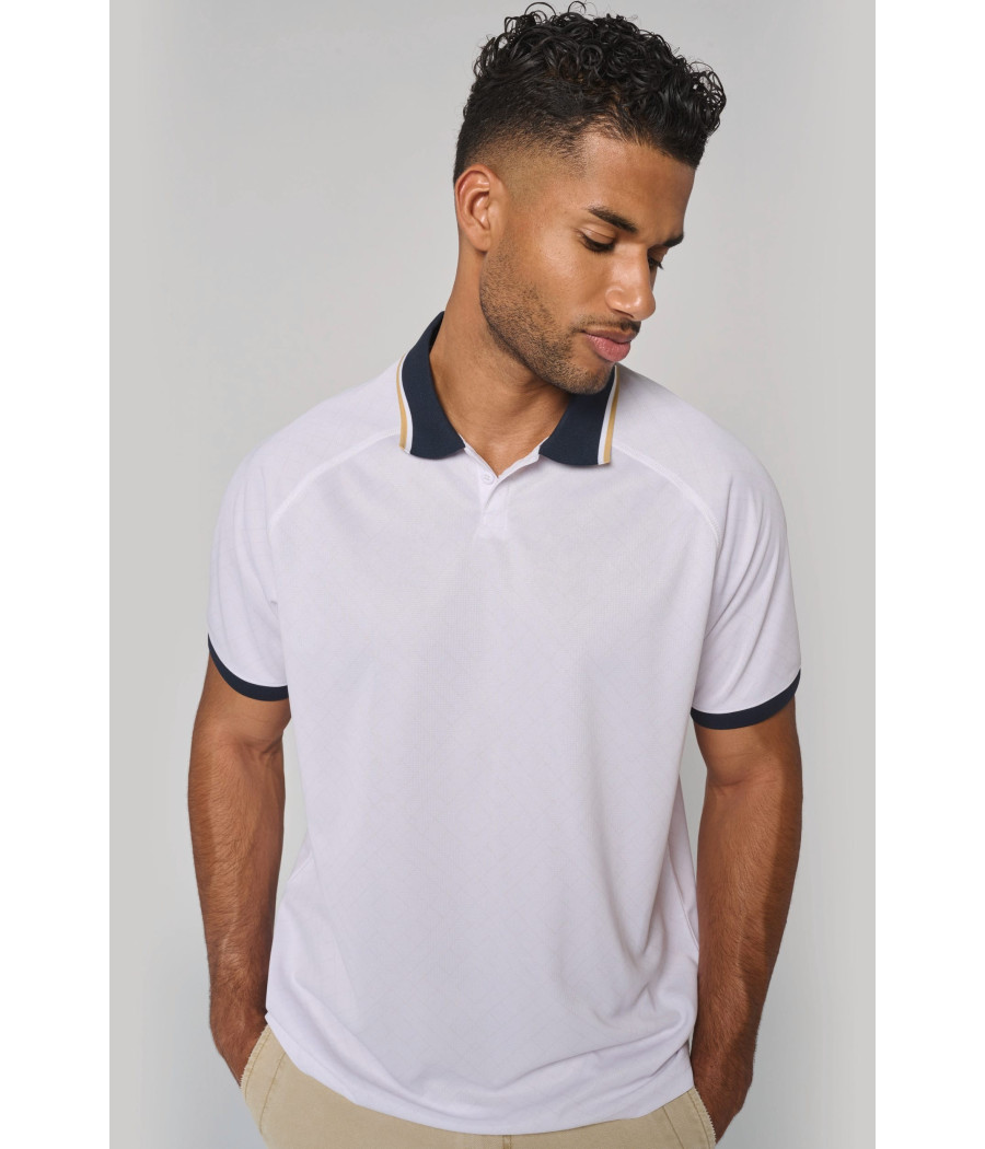 Maillot lifestyle à col polo unisexe