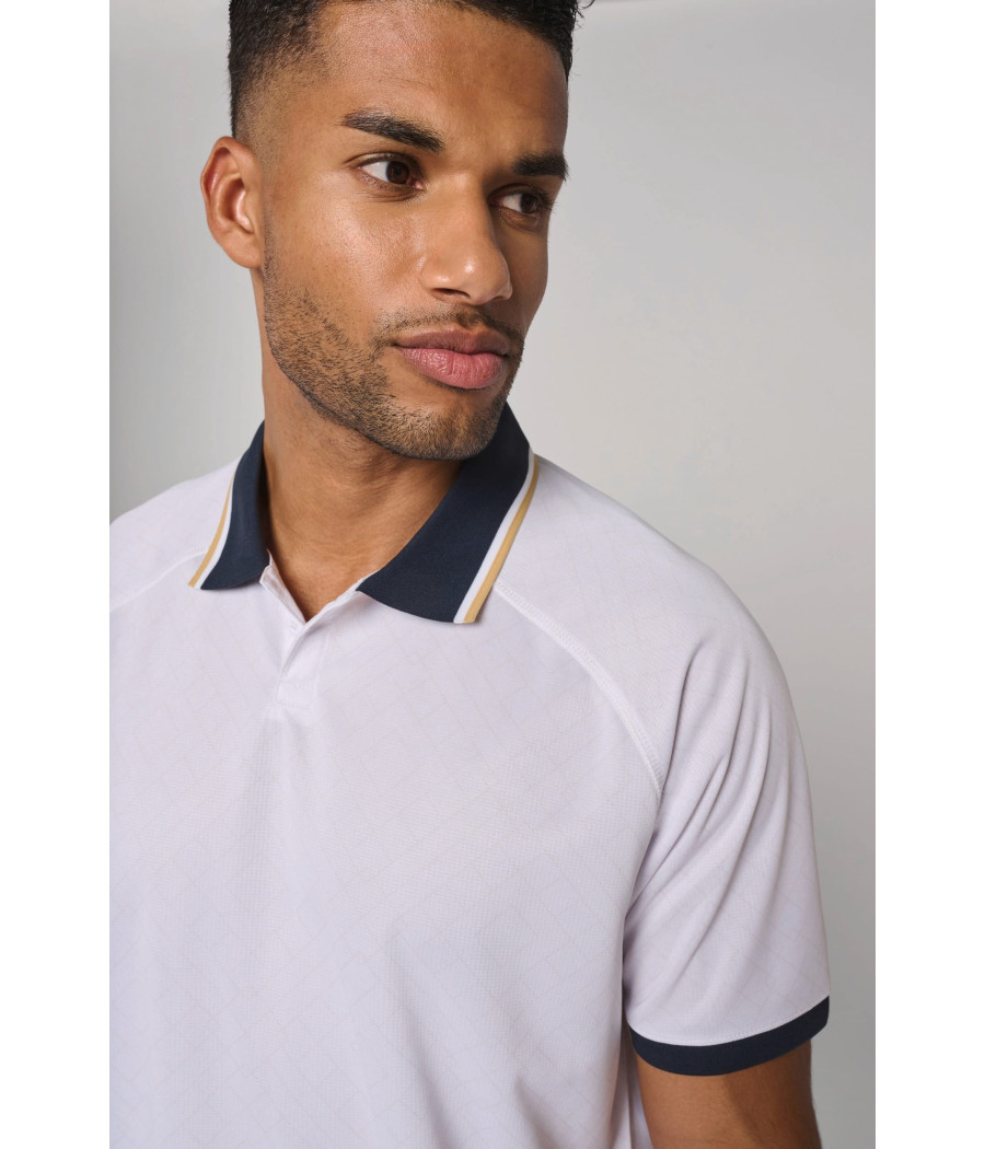 Maillot lifestyle à col polo unisexe