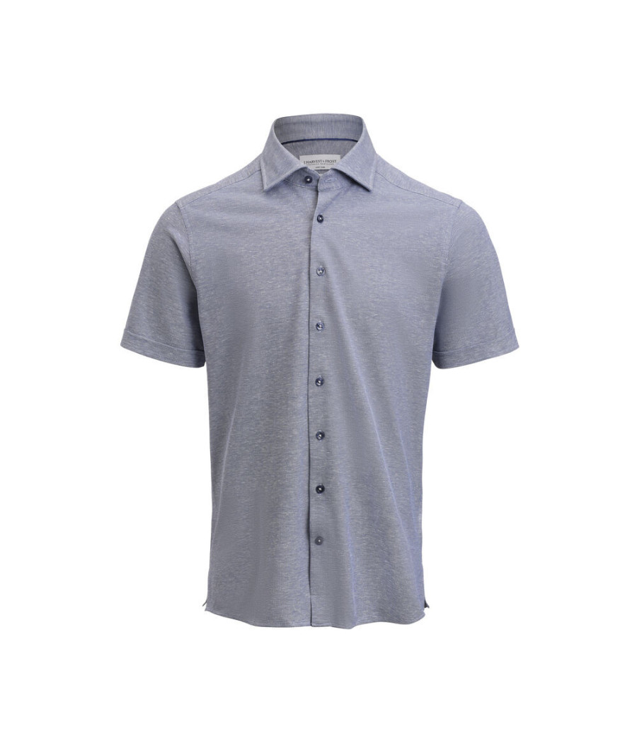 Indigo Bow 133 S/S 
Chemise Tailored Fit Hommes