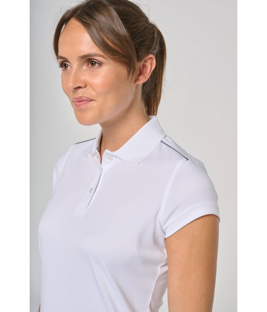Polo manches courtes femme