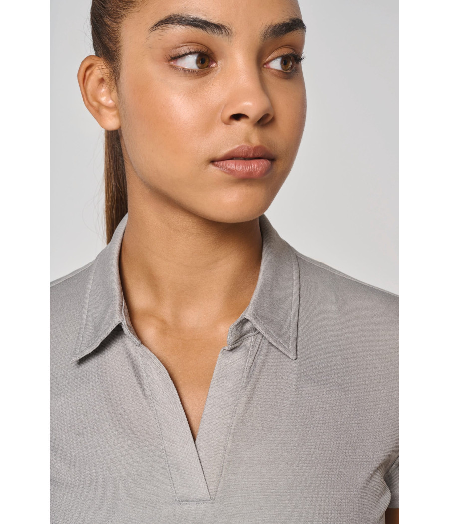 Polo sport manches courtes femme