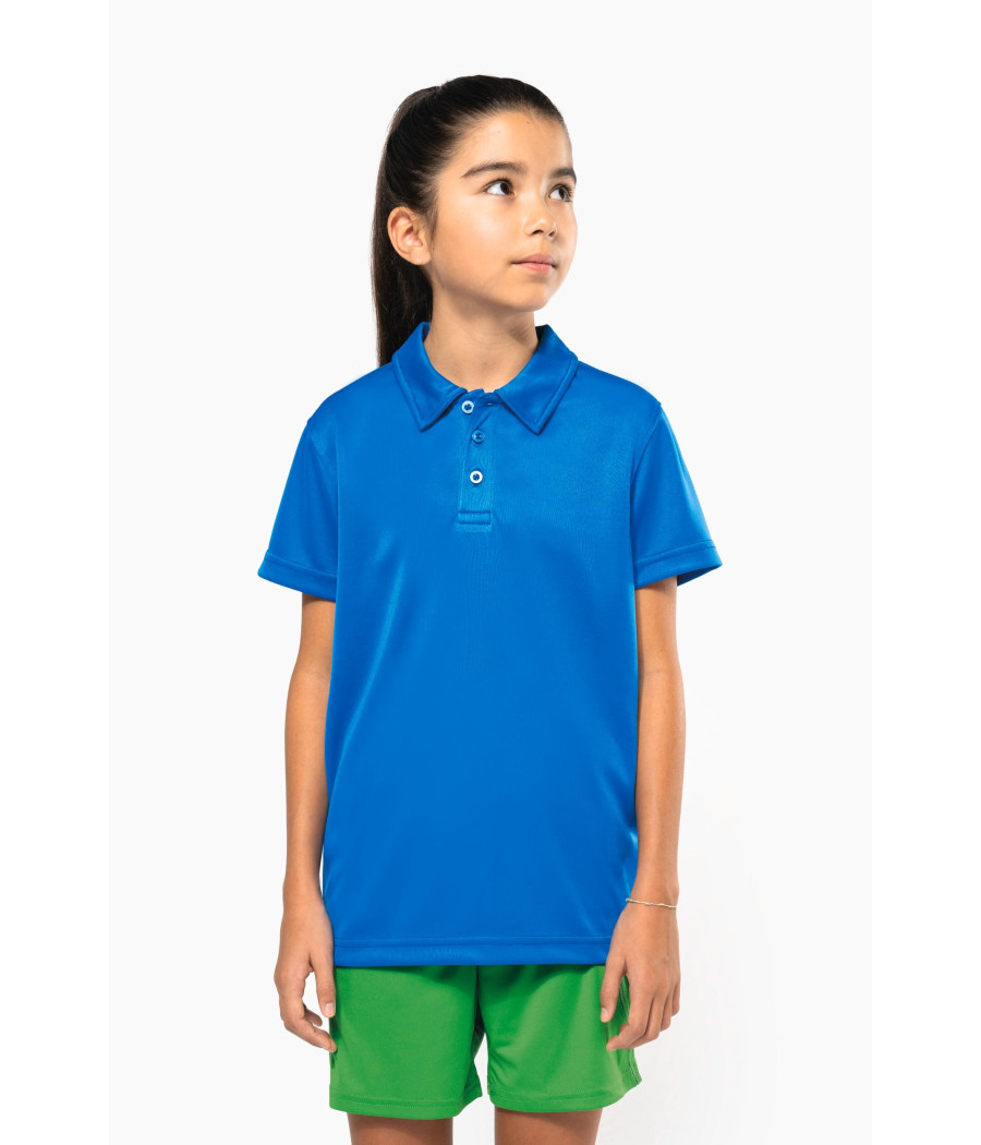 Polo sport manches courtes enfant