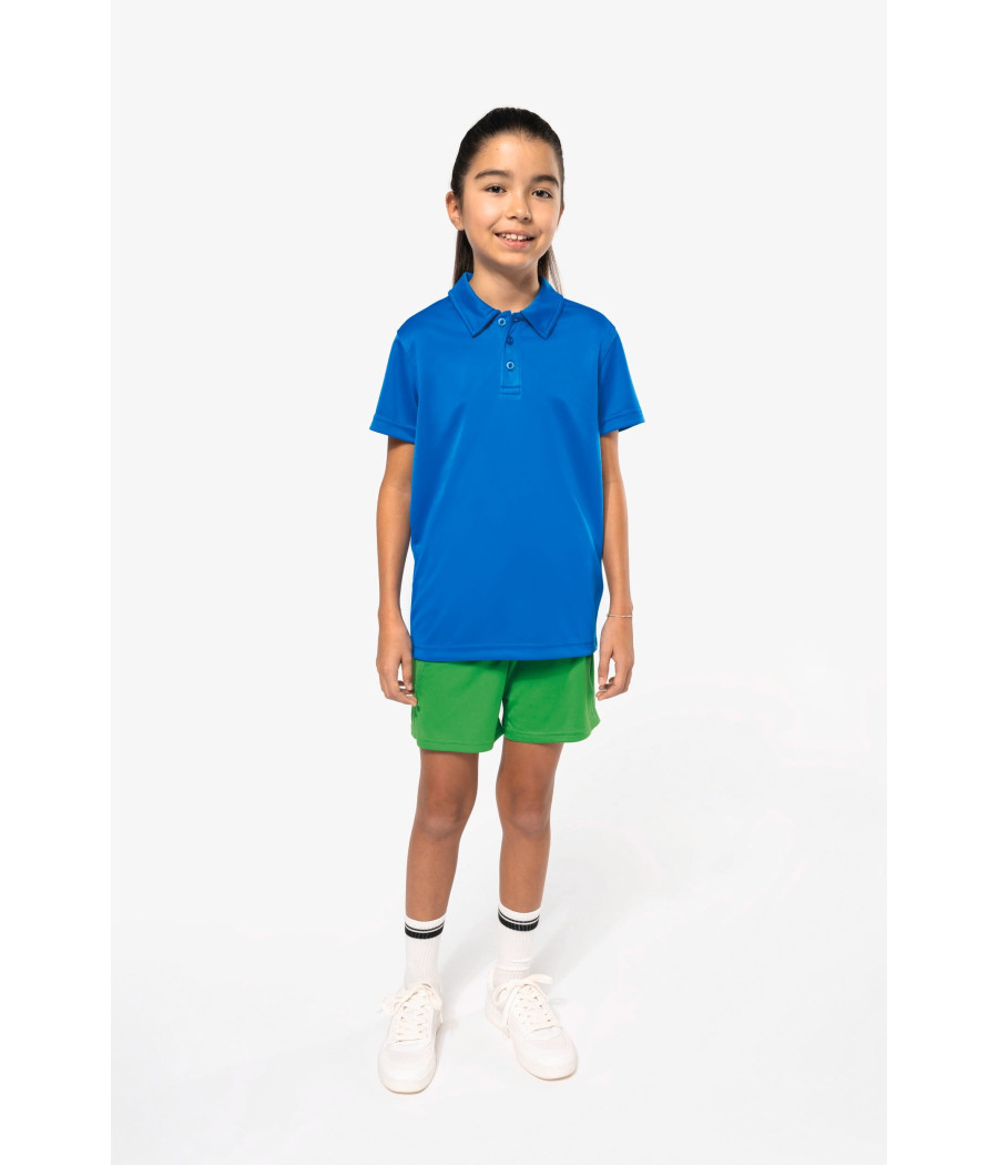 Polo sport manches courtes enfant