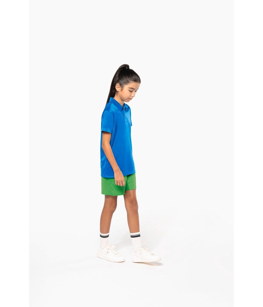 Polo sport manches courtes enfant