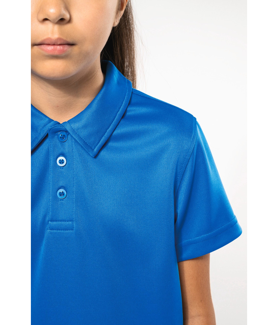 Polo sport manches courtes enfant