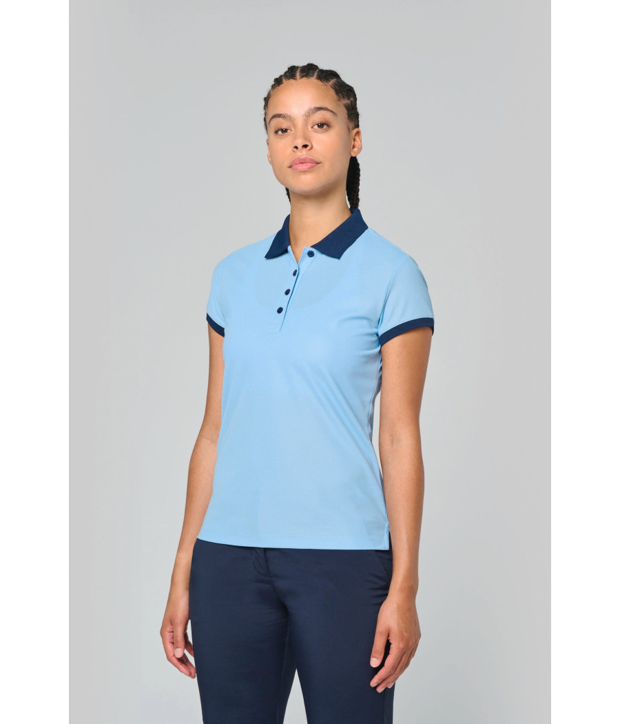 Polo piqué performance femme