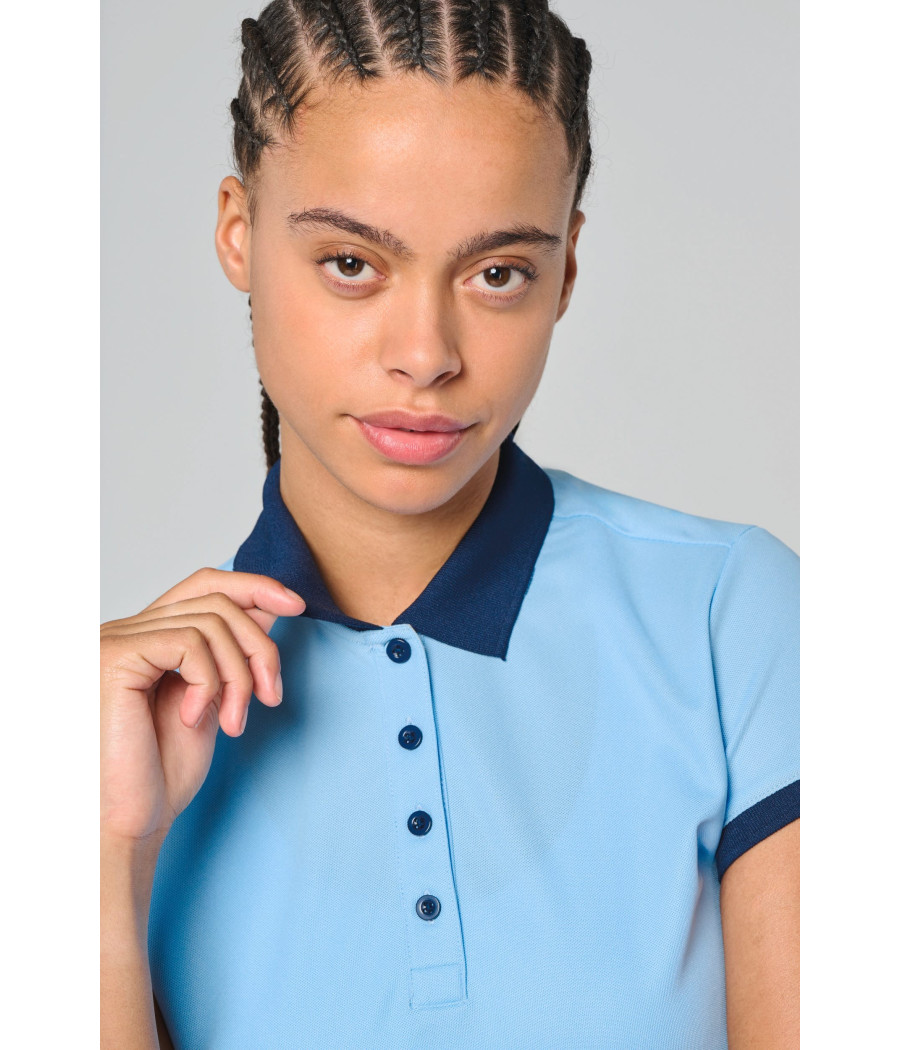 Polo piqué performance femme