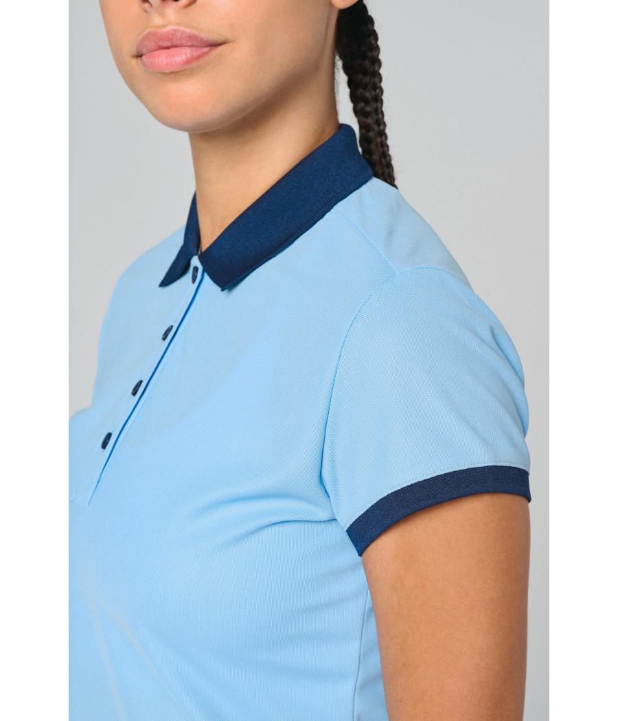 Polo piqué performance femme