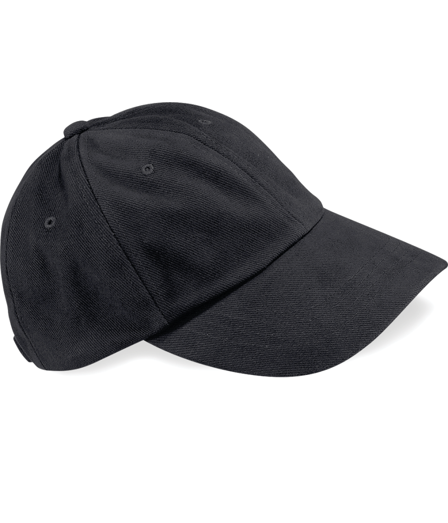 Casquette homme profil bas en coton brossé - 6 panneaux