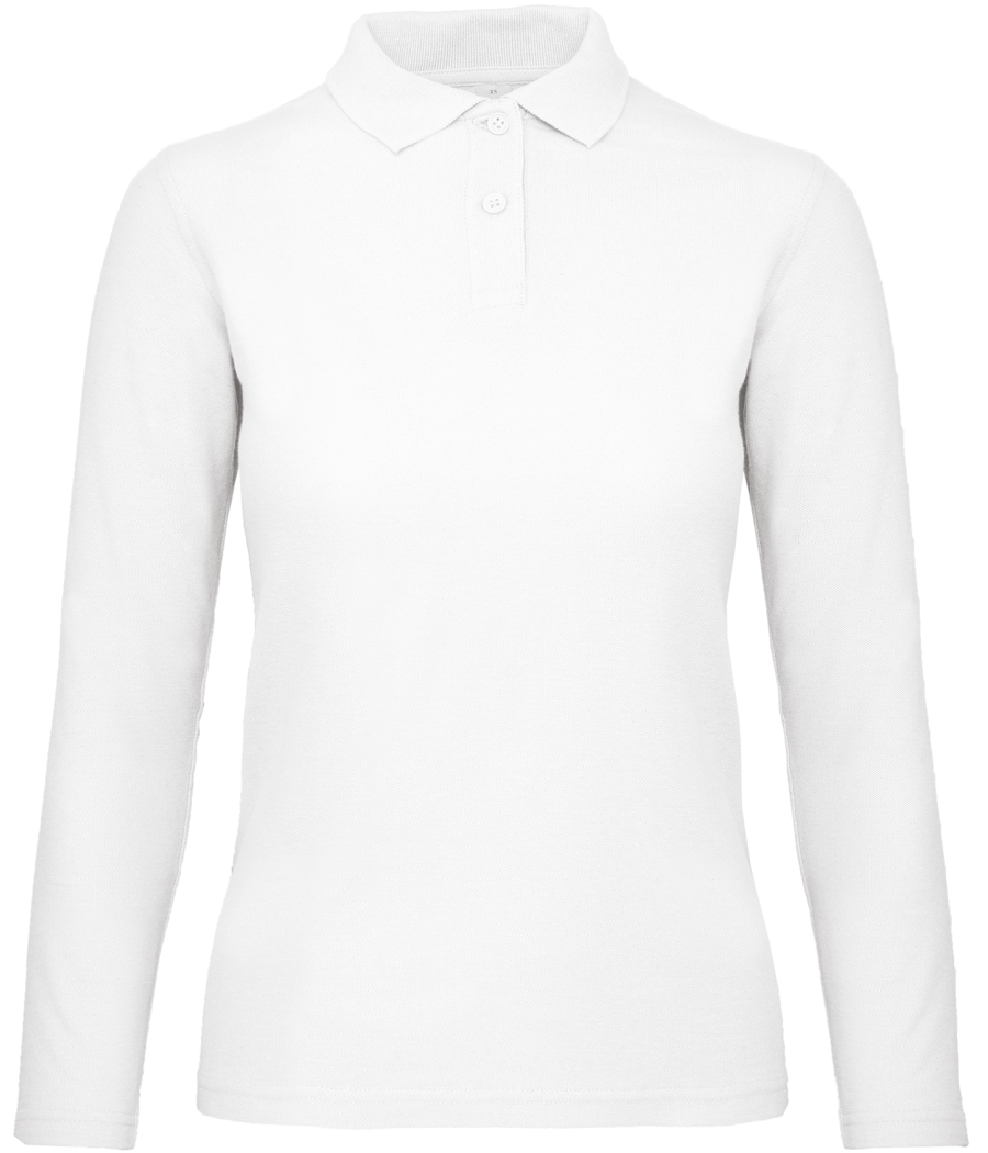 Polo femme ID.001 manches longues