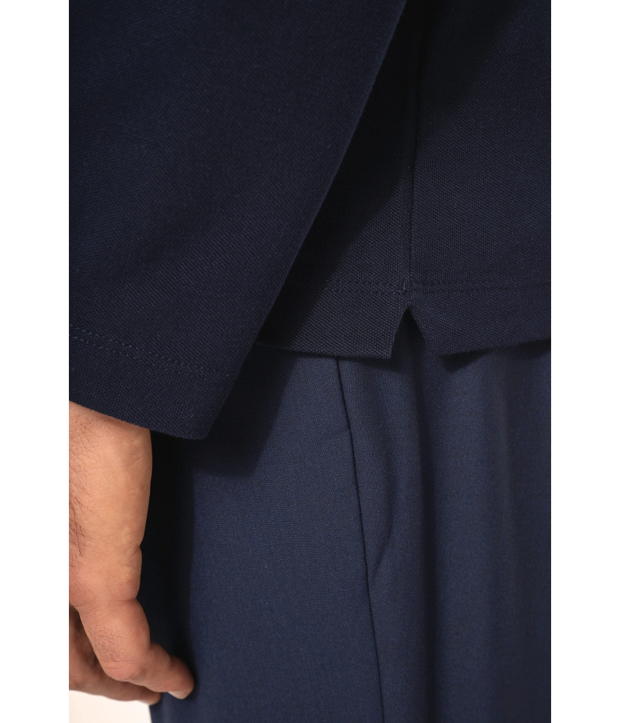 Polo Supima® manches longues homme