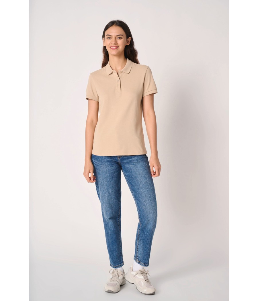 Polo piqué femme