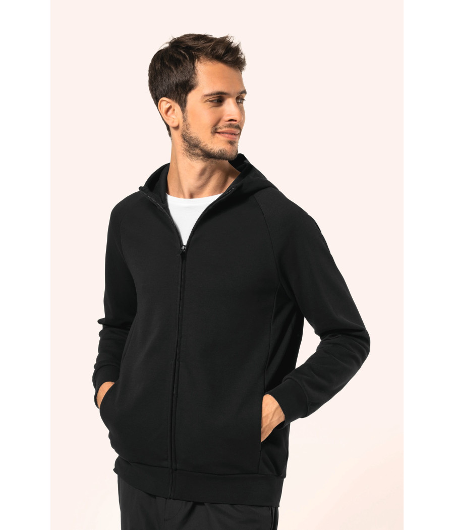 Veste zippée à capuche homme