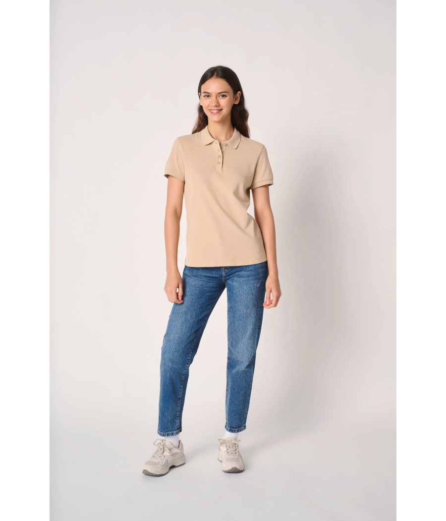 Polo piqué femme