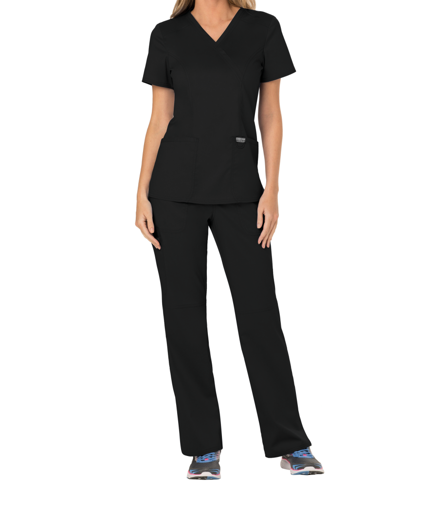 Haut cache-cœur femme