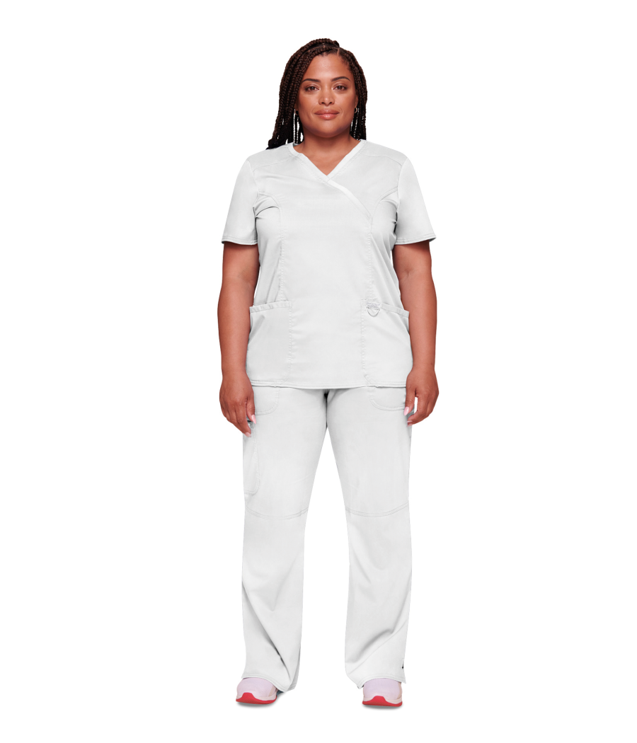 Haut cache-cœur femme