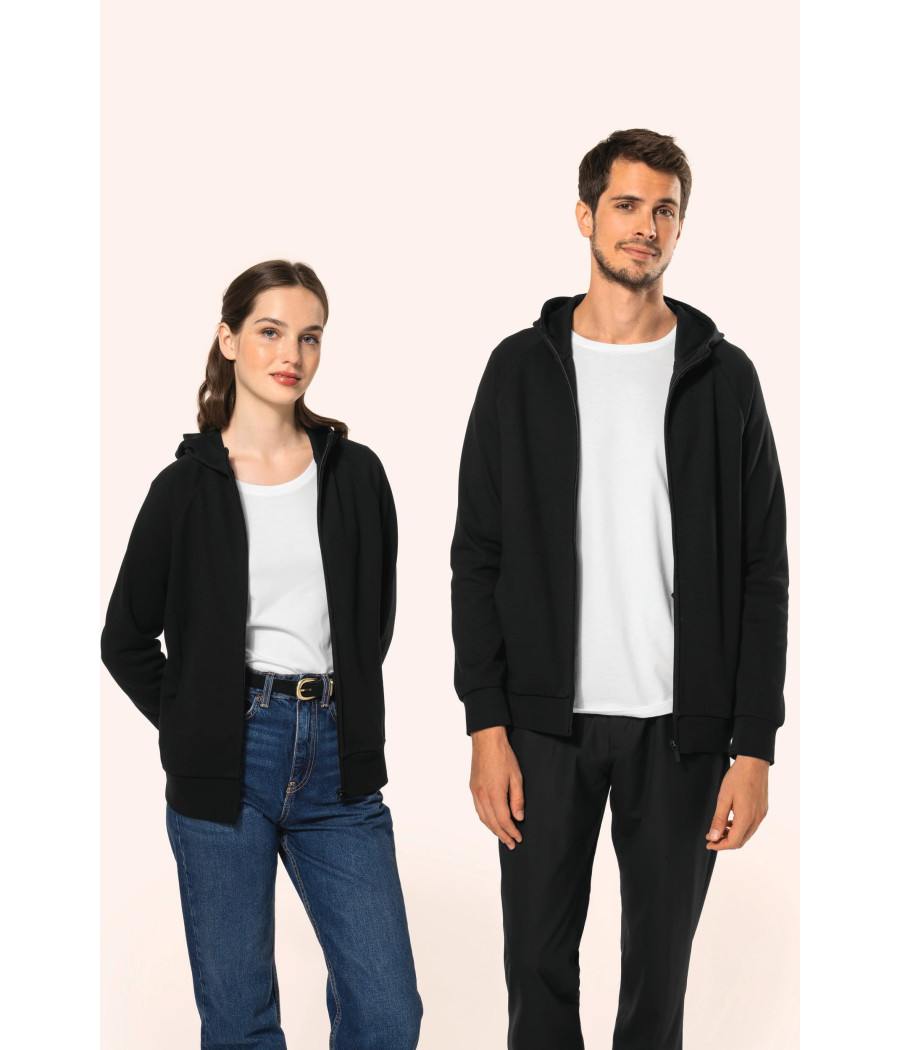 Veste zippée à capuche femme