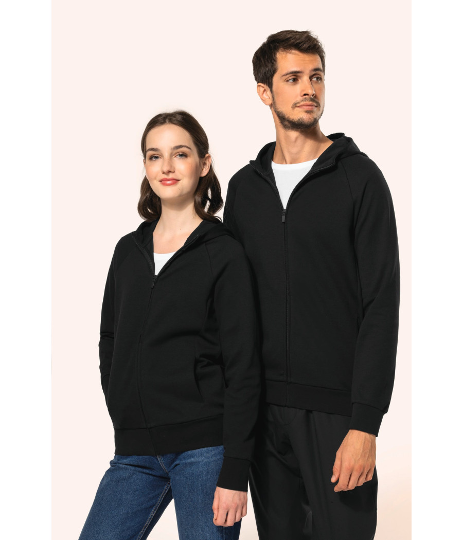 Veste zippée à capuche femme